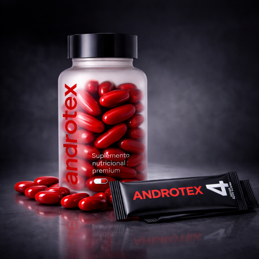 Envase cápsulas con fondo oscuro